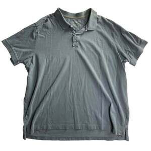 Eddie Bauer Outdoor Polo Shirt Men's 2XL Blue Short Sleeve Casual